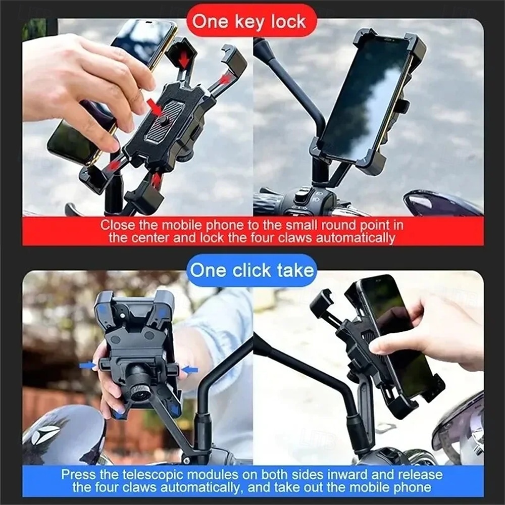 360 Degrees Rotatable Non-slip Cycling Holder Electric Bicycle Phone Stand for Cellphone Riding MTB Bike Moto Motorcycle Stand Bracket 2026 - $9.99 –P5