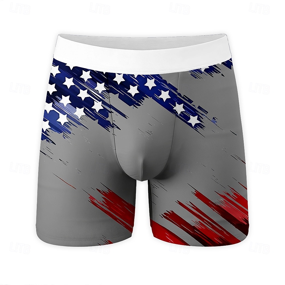 Per uomo 4 luglio, 250° anniversario degli Stati Uniti Bandiera degli Stati Uniti Boxer elasticizzati Costume nuoto a pantaloncino Pantaloncini da bagno boxer Patriotico Casuale Casa Vacanza al Mare del 2026 a $16.99 –P3