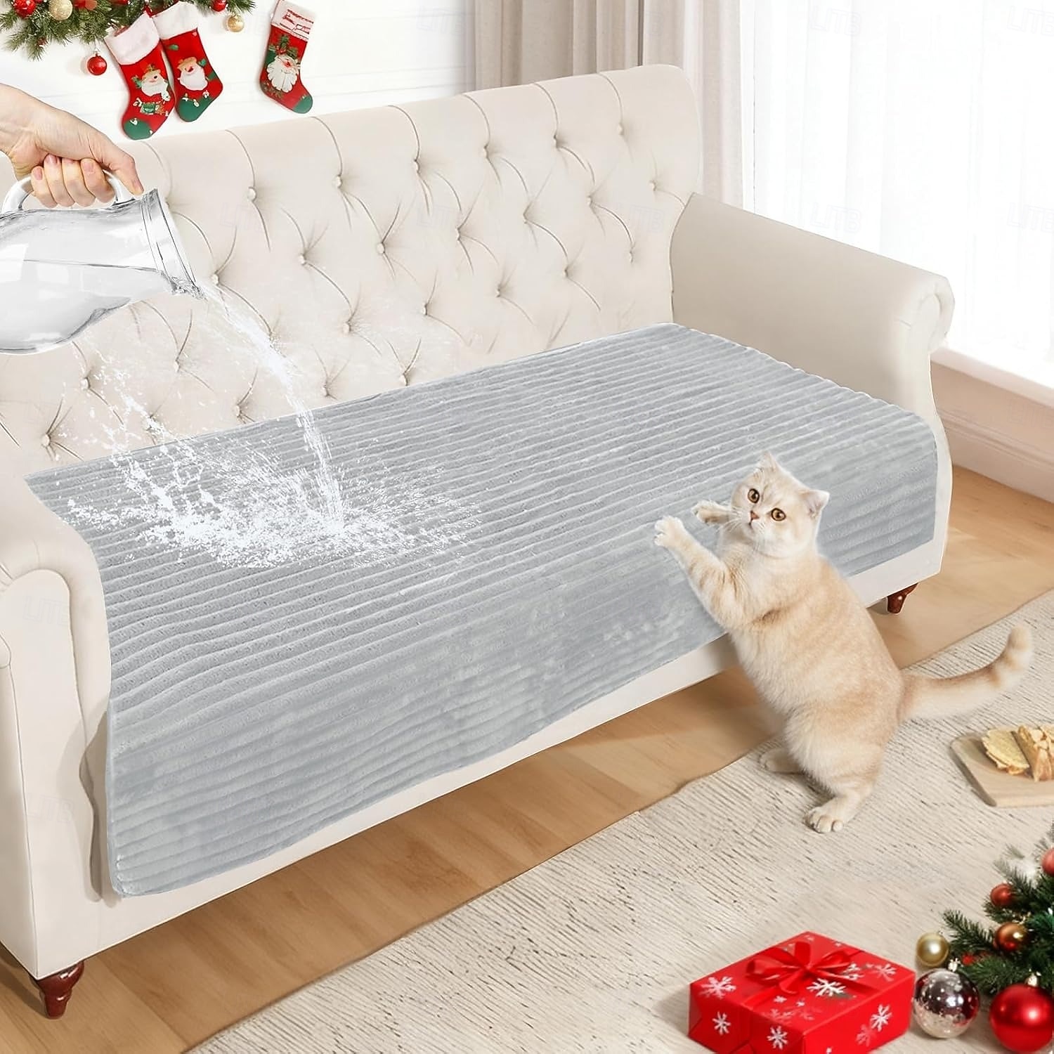 100% Waterproof Couch Cover, Couch Covers for Dogs Washable, Non Slip Sectional Couch Covers for 3 Cushion Sofa Pet Friendly, Sofa Covers Protector, Dog Bed Cover 2026 - $18.99 –P7