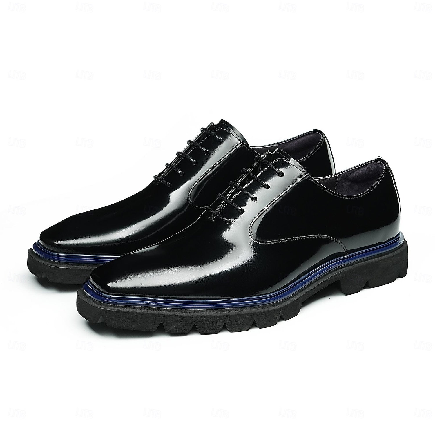 Chaussures derby classiques pour hommes, 100 % cuir de première qualité, finition polie, confortables et élégantes, idéales pour les affaires, les mariages et les occasions formelles. de 2026 ? $109.99 –P6