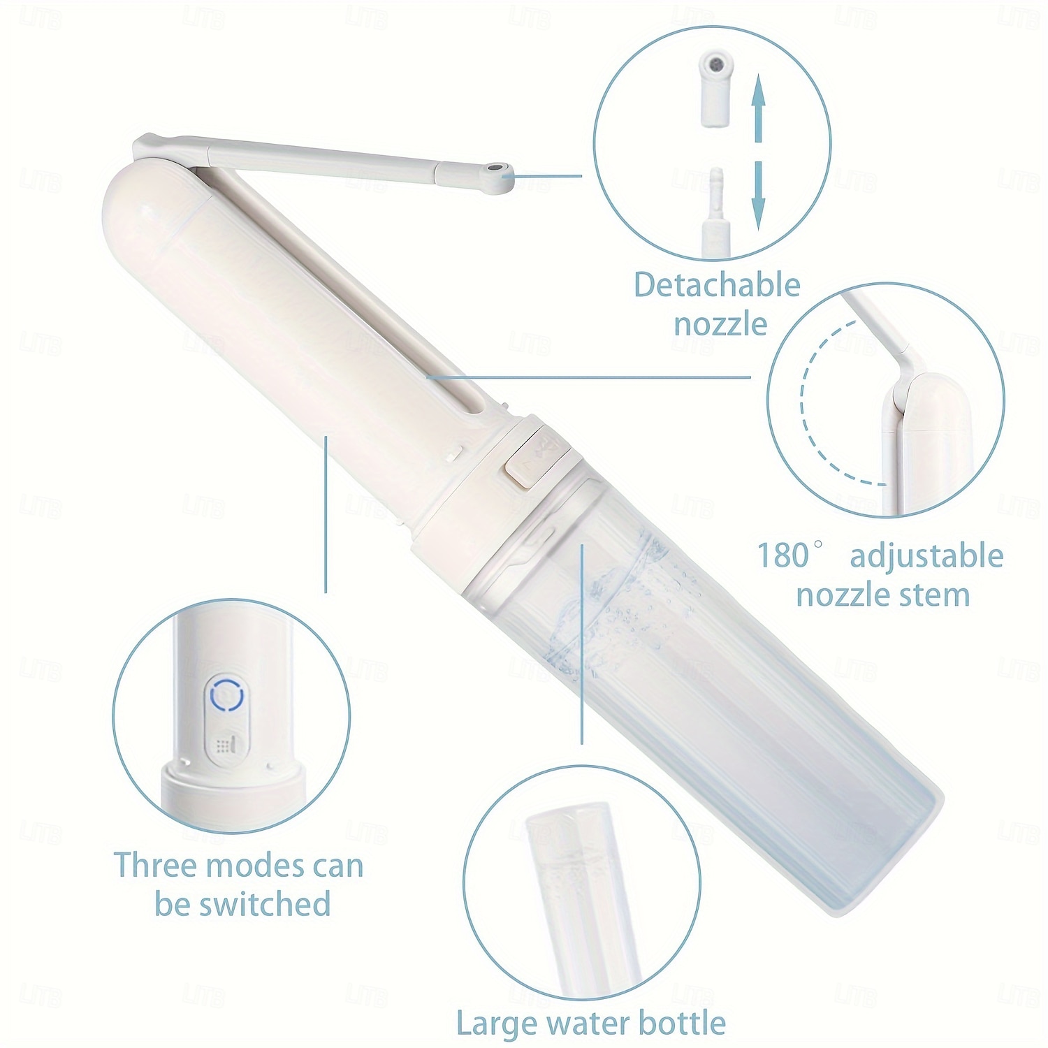 Electric Portable Bidet for Travel & Postpartum Care, Handheld Rechargeable Bidet Sprayer with 350ml Bottle, IPX7 Waterproof for Maternity, Baby, Seniors, Camping, Personal Hygiene Recovery 2026 - $53.99 –P6