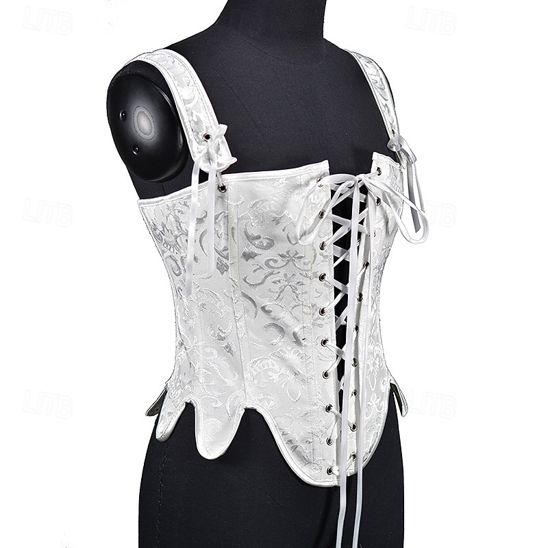 Medieval Renaissance Cottagecore Corset Bodice Viking Peasant Lace up Fancy Dress Women's Celtic Fantasy Halloween Carnival Performance LARP Ren Faire Adults' Corset 2026 - $31.99 –P19