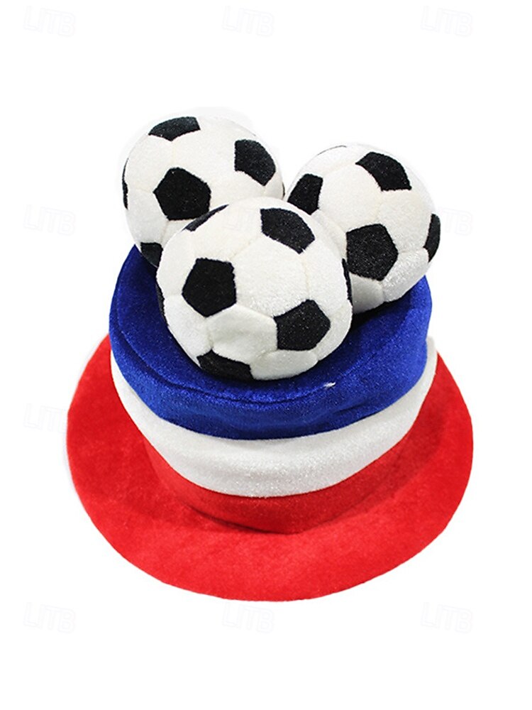 Men's Flag Color Soccer Fan Top Hat Polyester Novelty Football Hat in Multiple Colors for Soccer Matches, Supporter Events, Team Spirit & Game Day Wear 2026 - $18.99 –P14