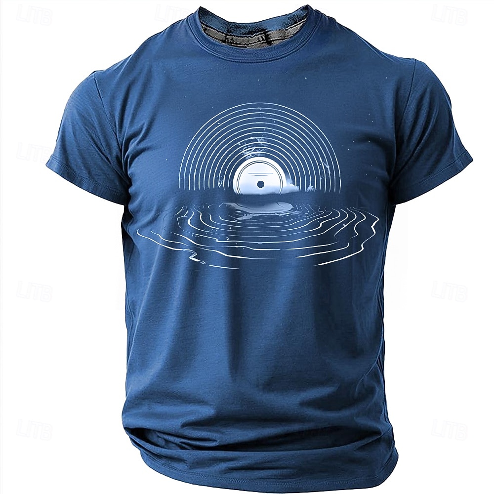 Hombre Música Argot divertido Camiseta Manga Corta Camiseta Impresión 3D Cuello Barco Camisa Moda Diario Diario Calle Negro Rojo Verano Primavera Ropa S M L XL XXL XXXL 2026 - $21.99 –P9