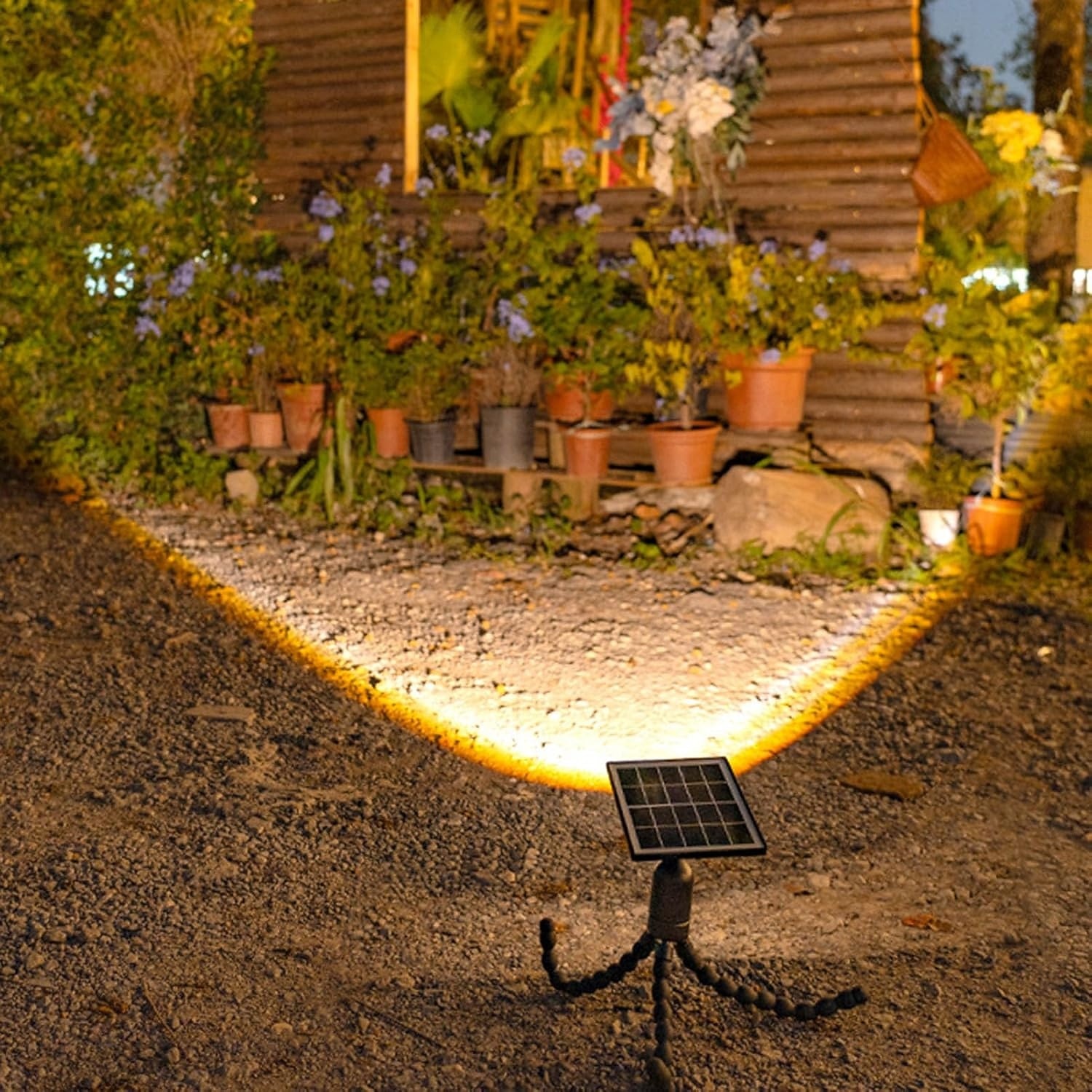 1 db kültéri napelemes fali spotlámpa, IP55 vízálló, 3 LED gyöngy, polip dizájn, kettős rögzítési lehetőség, dekoratív LED tájvilágítás kertbe, udvarra, ösvényre, gyepre, teraszra 2026 - $19.99 –P8