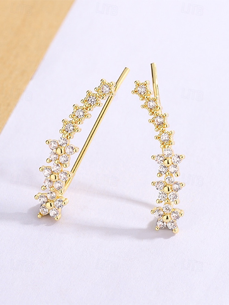 orecchini da donna in lega boho con fiori, eleganti e alla moda, disponibili in oro e argento, leggeri ed eleganti, perfetti per le vacanze, i viaggi, l'uso quotidiano e gli outfit casual del 2026 a $7.99 –P6