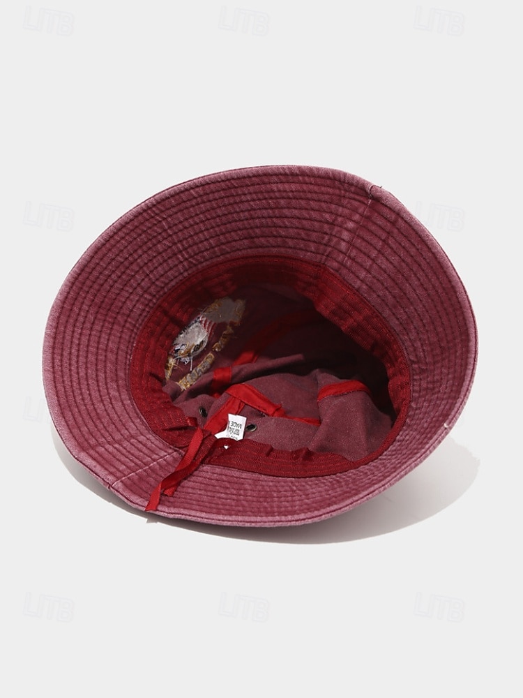 Мужская хлопковая панама с вышитым орлом, разноцветная патриотическая шляпа в честь 250-летия независимости США, для повседневной носки, путешествий, отдыха и фестивалей на открытом воздухе. 2026 - $14.99 –P8