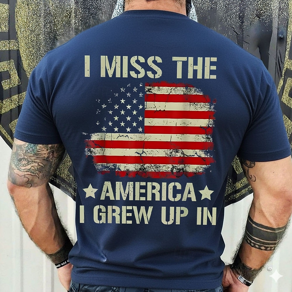 2026 250th Bărbați Tricou Veteran cu Imprimare 3D Steagul SUA Guler Rotund Mâneci Scurte Stradă Daily 2026 - $21.99 –P1