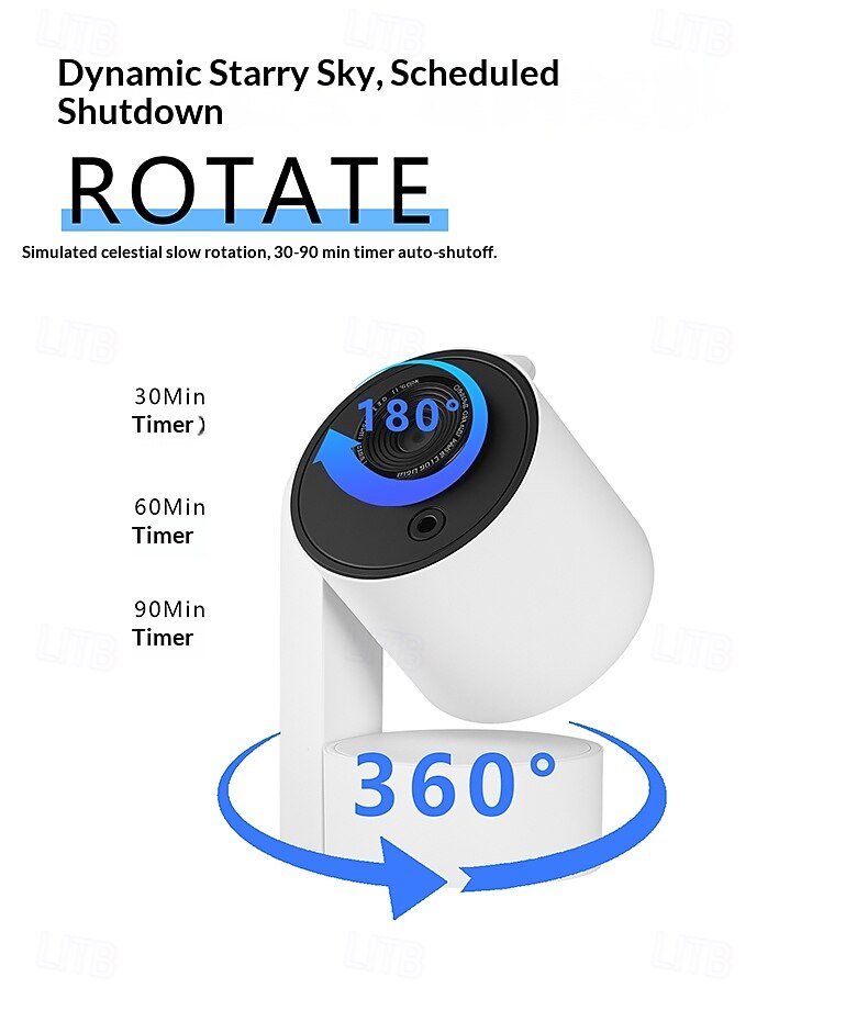 Bluetooth sterrenhemelprojector met meteoren- en witte ruis-effect en melkwegprojectie. 2026 - $101.99 –P6