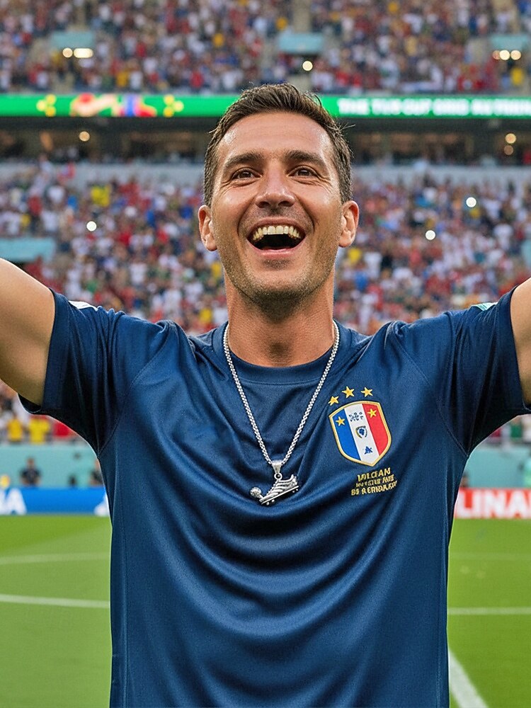 Collana da uomo in acciaio inossidabile con ciondolo a forma di calcio di pallone, gioiello per tifosi di calcio, ideale per partite e per l'uso quotidiano. del 2026 a $7.99 –P3