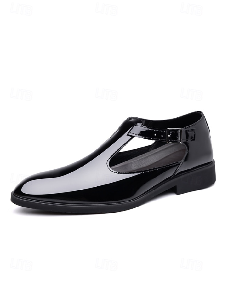 ανδρικά μπορντό λουστρίνι λουστρίνι μοναχικά παπούτσια φορέματα γυαλιστερά επίσημα γαμήλια μοκασίνια για γαμπρό, καλεσμένο γάμου, δεξίωση, συμπόσιο, τελετή, κομψή βραδινή ένδυση 2026 - $46.99 –P8