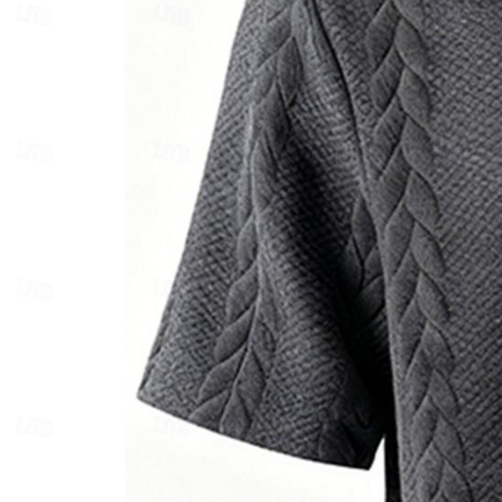 Homme Polo Polo à fermeture éclair Occasionnel Quotidien Zip quart Manche Courte Mode Uni Fermeture éclair Été Printemps Coupe régulière Noir Blanche Kaki Gris foncé Polo de 2026 ? $24.99 –P7