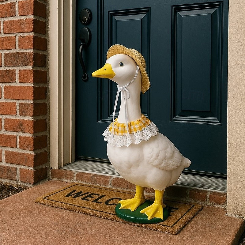 Porch Goose Outfit, Goose Clothes for 23-25" Garden Goose Statue, Spring Summer Outdoor Yard Decor Accessories, Outfit Only, Goose Not Included 2026 - $9.99 –P3
