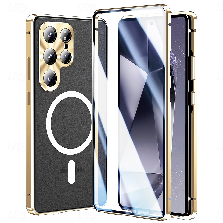 telefon Kılıf Na Samsung Galaxy S26 S26 Plus S26 Ultra Obudowa z adsorpcją magnetyczną Krystalicznie czyste Smukła obudowa Odpianane i ochraniacz ekranu Lustro Stop aluminium 2026 - $31.99 –P7