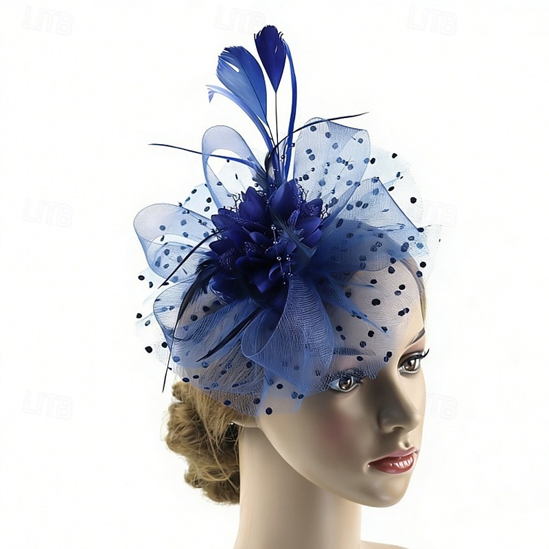 Fascinators Feathers Wedding Birthday Elegant Vintage Cute With Feather Headpiece Headwear 2026 - $11.49 –P2