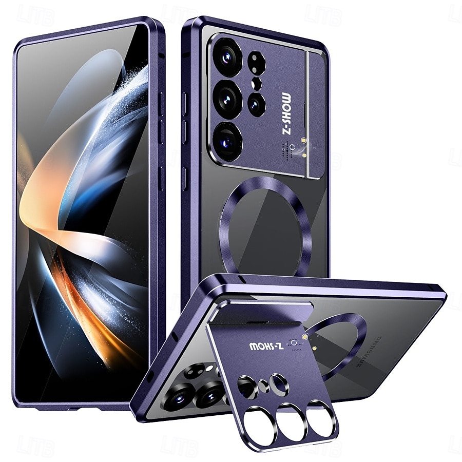 telefon Maska Pentru Samsung Galaxy S26 Ultra Noutate Cu Magsafe rezista Detașabil și Protecție de Ecran Retro MetalPistol ABS + PC 2026 - $32.99 –P2