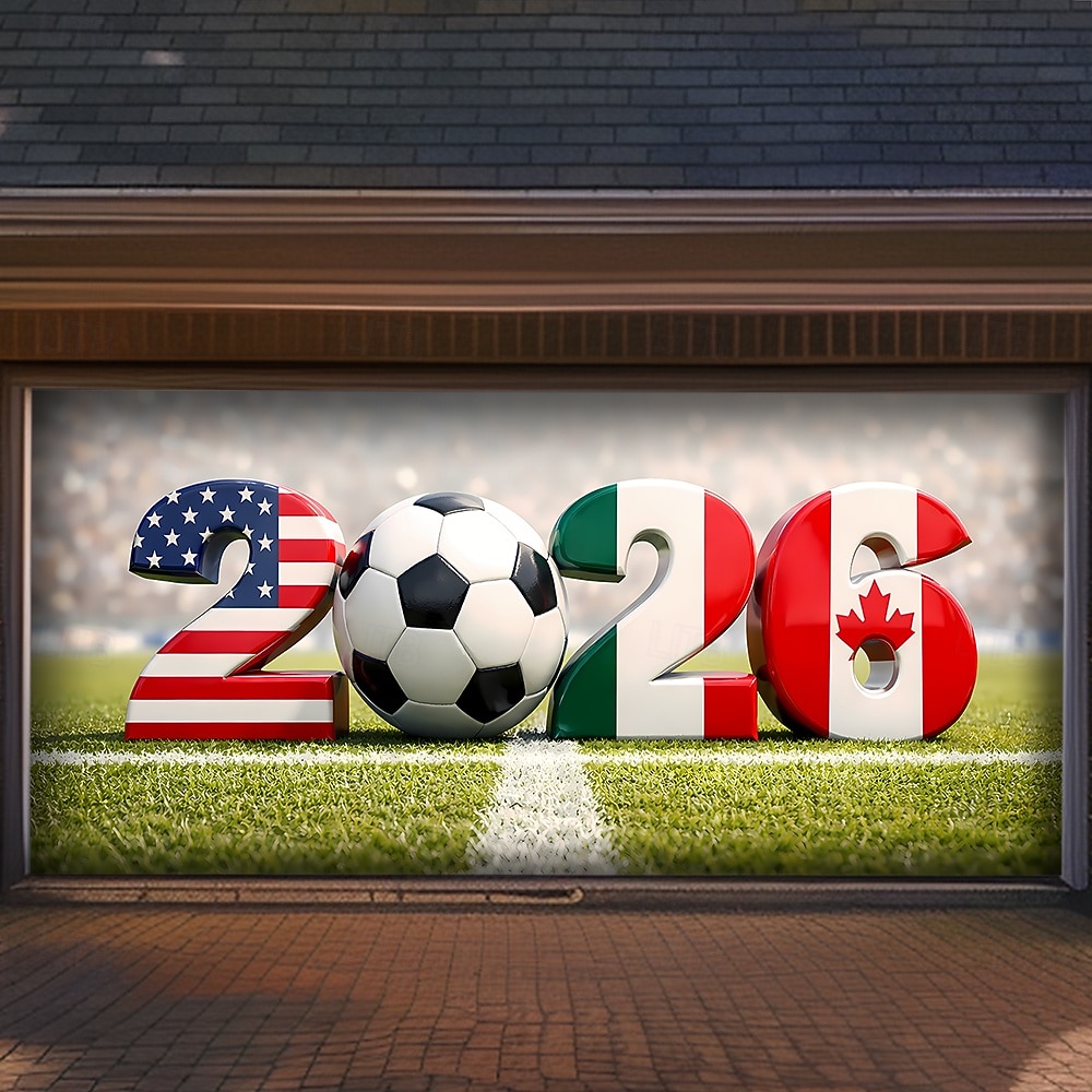 Tapestry Garage Door Cover Large Hanging Backdrop Football Sports 3D Party Outdoor Shooting Backgrounds Front Door Home Decor 2026 - $49.99 –P6