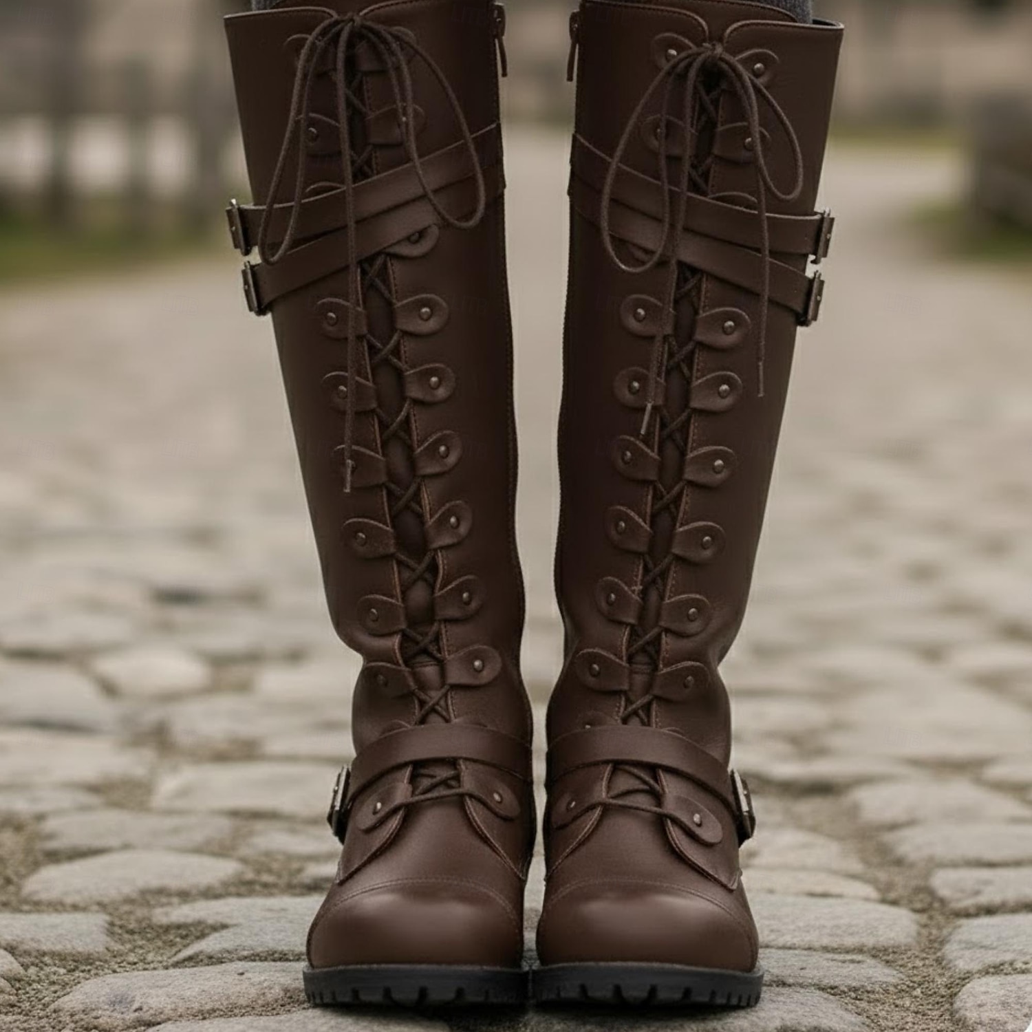 Средневековый Эпоха возрождения Стимпанк Ботинки Кельтский рыцарь Маскарадный костюм Жен. Хэллоуин Карнавал Выступление РИЖД Рен Фэйр Взрослые Туфли 2026 - $42.99 –P2
