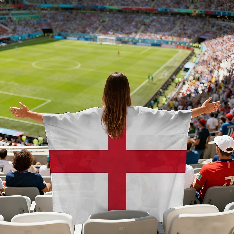 Partita mondiale di calcio 2026 Mantello Costume Bandiera Ventilatori Adulti Unisex Feste Partita di calcio Evento di calcio Vestirsi del 2026 a $17.49 –P25