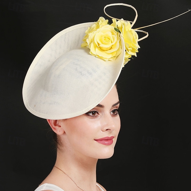 Fascinator Poliestere Matrimonio Vintage Carino Retrò Con Floreale Copricapo Copricapo del 2026 a $34.99 –P4