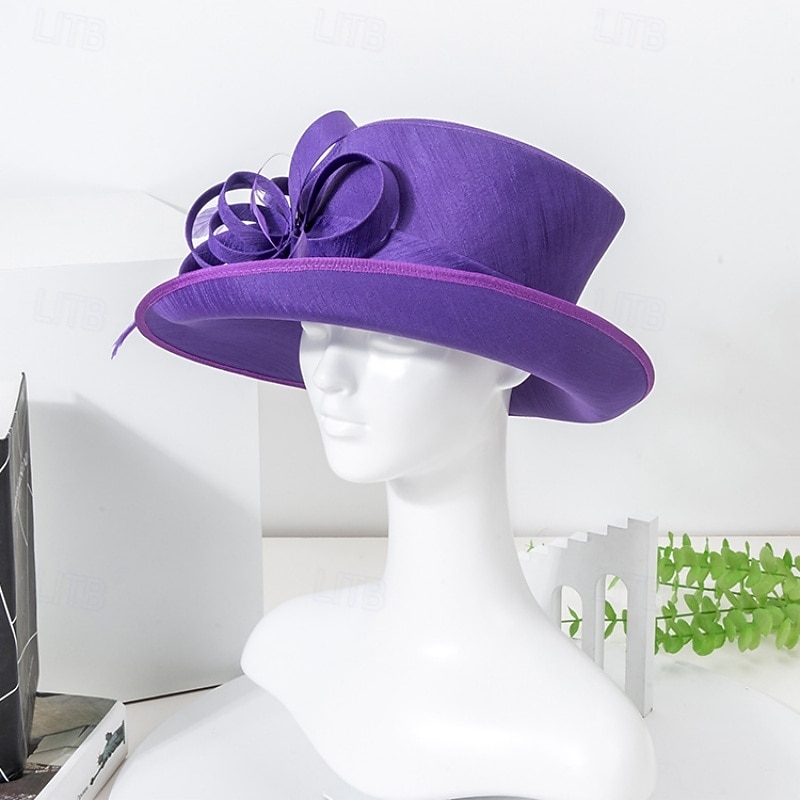 Klobouky Polyester Svatební Narozeniny Elegantní Vinobraní Roztomilý S Rukáv Přílba Pokrývky Hlavy 2026 - $65.99 –P6