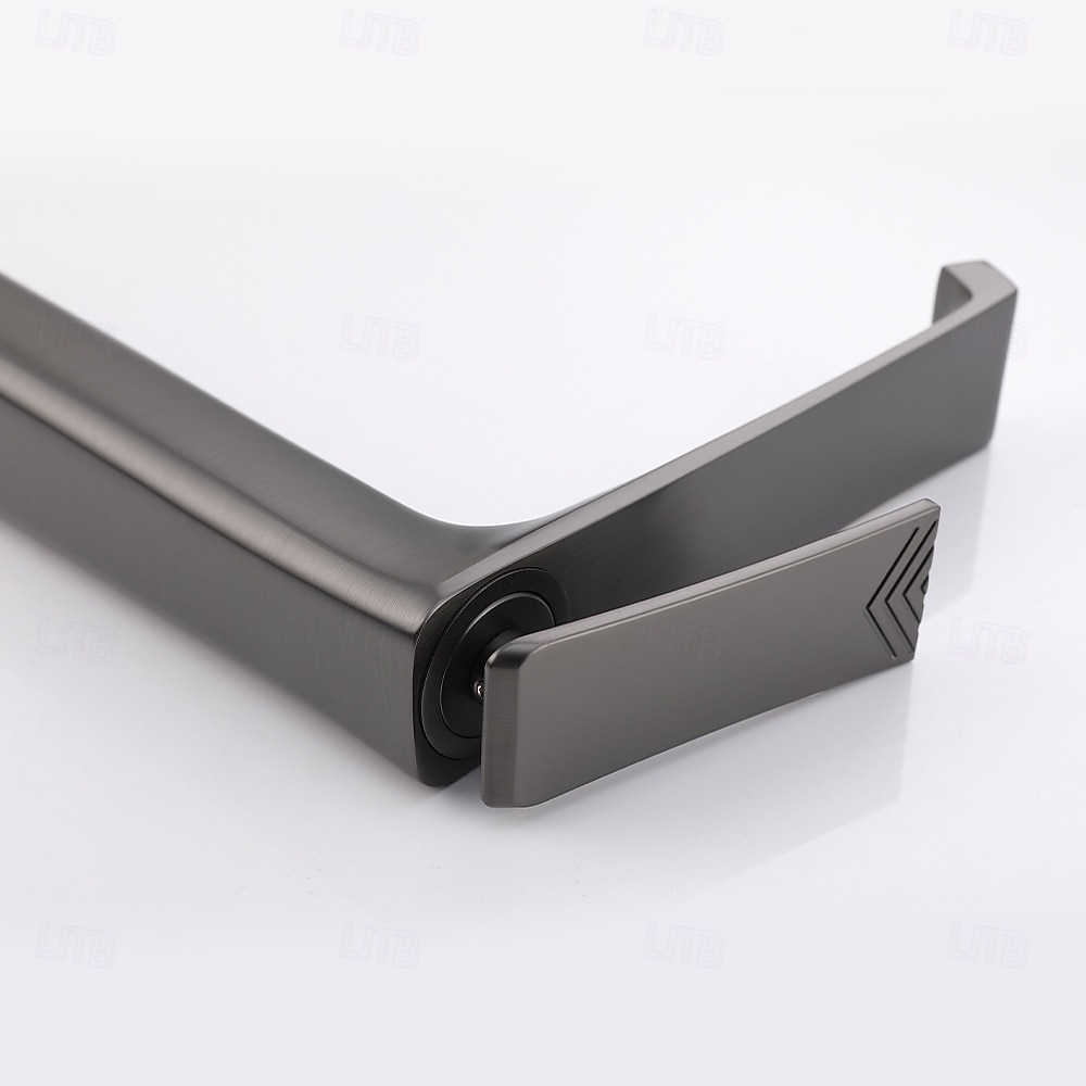 Rubinetto per lavabo da bagno - classico rubinetto da bagno monocomando a foro singolo galvanizzato color grigio gomma del 2026 a $234.79 –P11