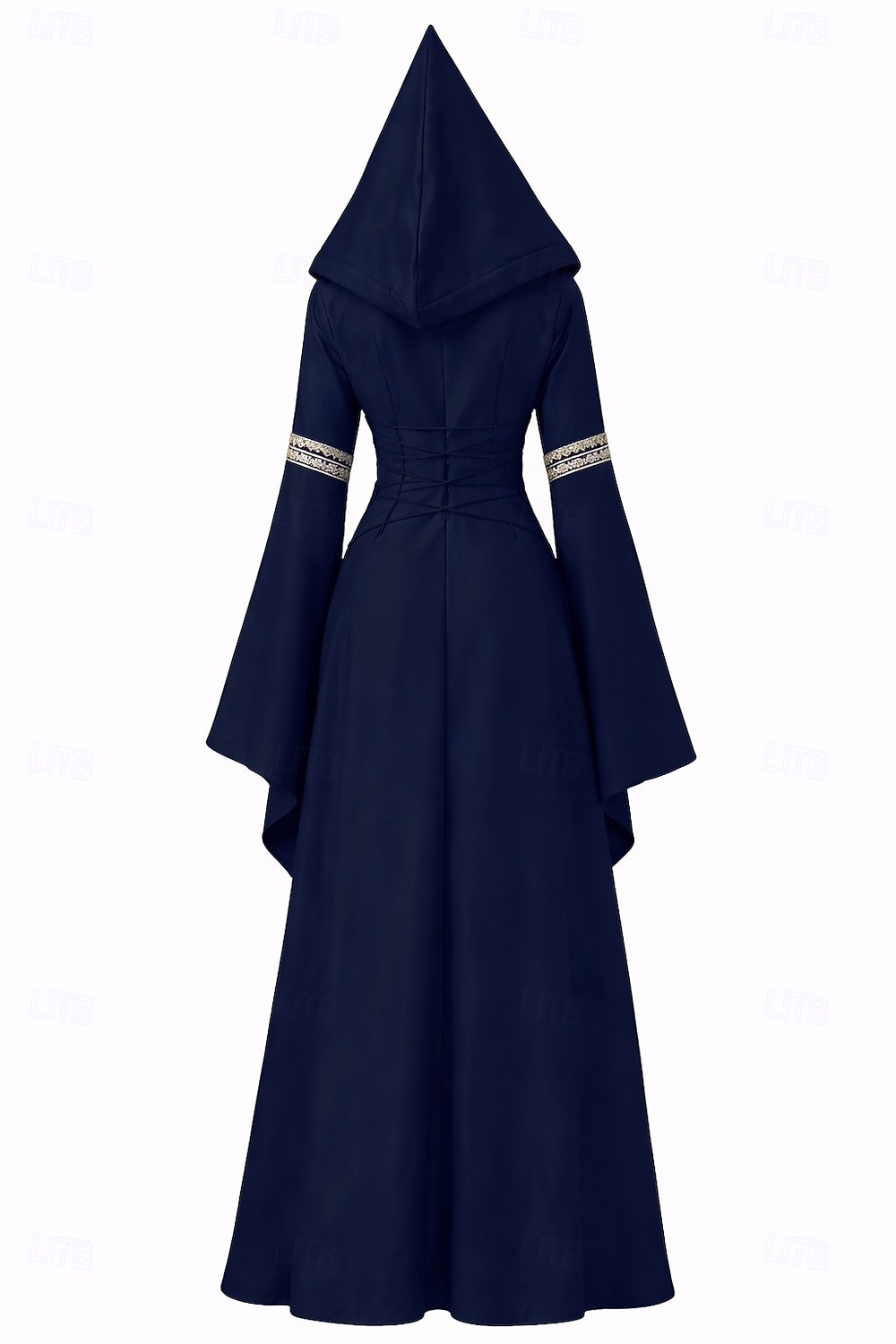Medieval Renacimiento Vestidos Disfraz de lujo Bruja Vikingo Disfraz Mujer Celta Fantasía Víspera de Todos los Santos Carnaval Rendimiento LARP Feria Ren Adulto Vestido 2026 - $46.99 –P9