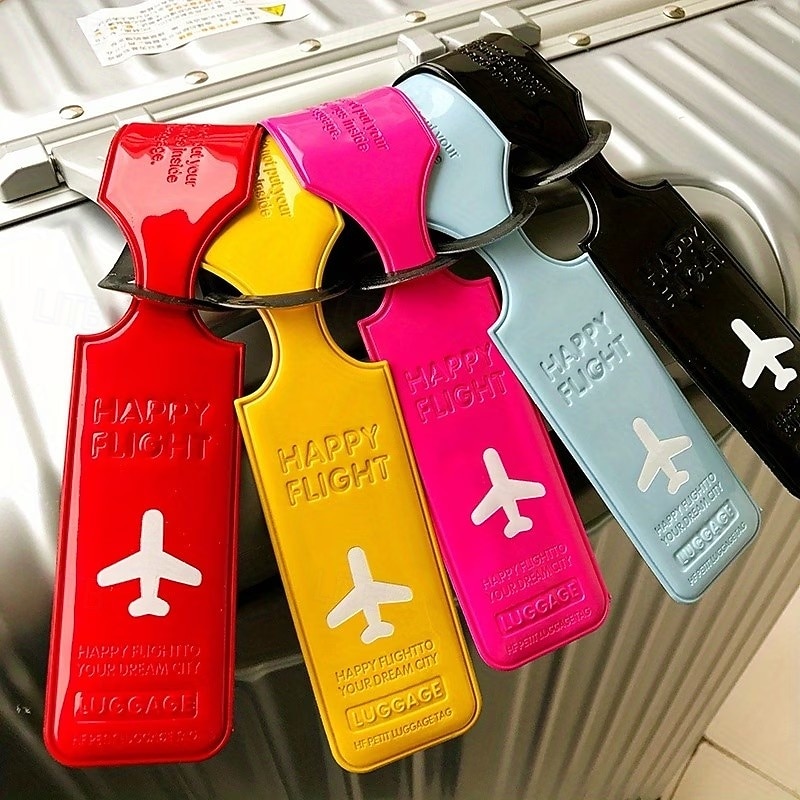 5PCS Waterproof Luggage Tags, Travel Suitcase ID Tags with Stylish Flat Pattern, Durable Bag Identifier for Quick Luggage Identification 2026 - $12.99 –P1