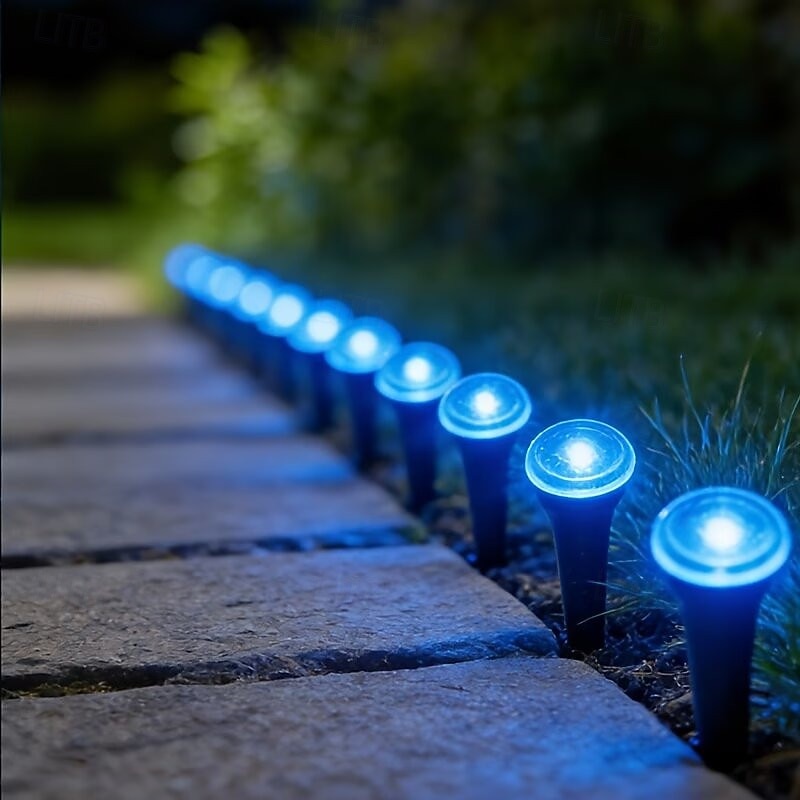 Solar-Powered Led Path Garden Lights  Purple Fairy Lights 30LED IP44 Waterproof  And Durable Recessed Outdoor Garden Lights Suitable For Decorative Lighting Of Walkways Lawns, Camping Parties 2026 - $34.99 –P17