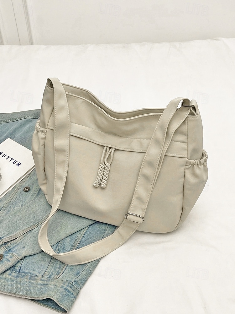 borsa singola da donna in nylon hobo crossbady – grande capacità, tracolla regolabile, leggera, versatile per l'uso quotidiano casual e per i viaggi all'aperto – disponibile in più colori del 2026 a $11.99 –P9