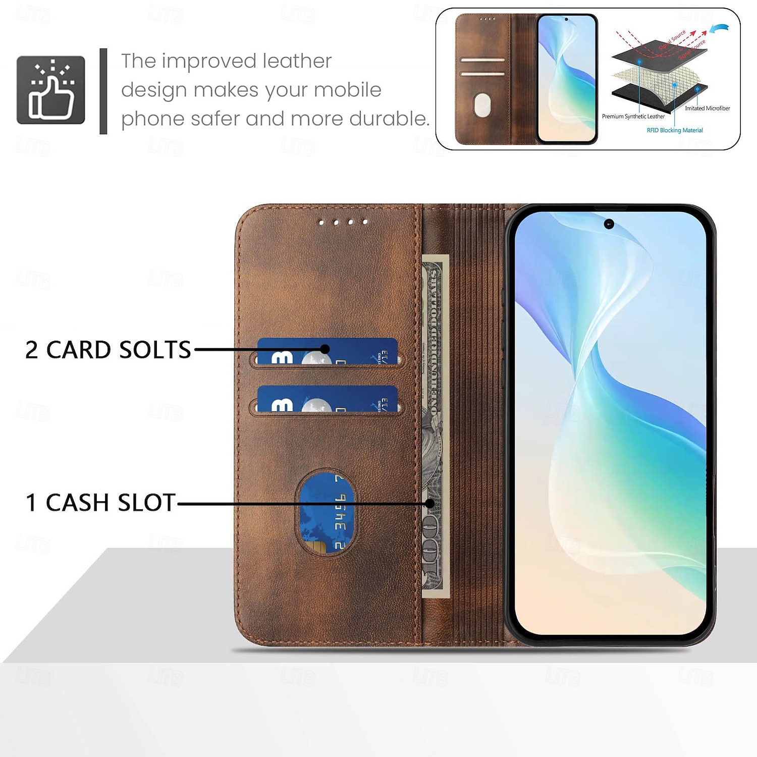 Phone Case For Samsung Galaxy S26 S26 Ultra Plus Wallet Case with Stand Holder Support Wireless Charging Card Slot Retro TPU PU Leather 2026 - $15.99 –P14