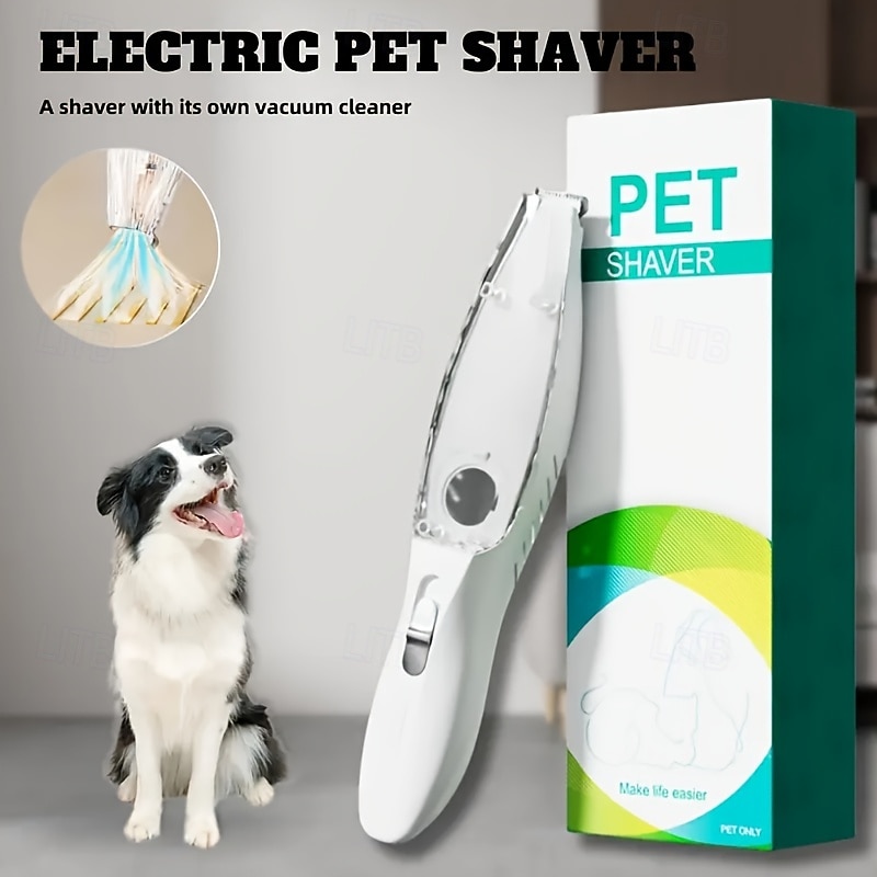 Wireless Dog Paw Trimmer with Strong Suction Vacuum | Automatic Hair Collection, USB Rechargeable, Low Noise, Suitable for Small and Large Dogs, Cats 2026 - $39.99 –P4