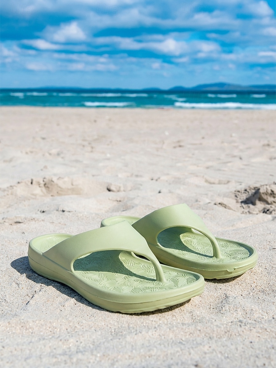 Weiße Damen-Strand-Flip-Flops – leichte, wasserdichte Wolken-Sandalen mit ergonomischer Fußgewölbeunterstützung für Sommerurlaube und tropische Inselausflüge &Alltagskomfort 2026 - $14.99 –P3