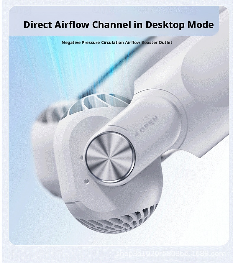 Ventilateur de cou portable - Ventilateur de cou rotatif - Ventilateur rafraîchissant rechargeable USB-C, 3 vitesses, design sans pales mains libres, idéal pour les tentes et les activités de plein de 2026 ? $46.99 –P20