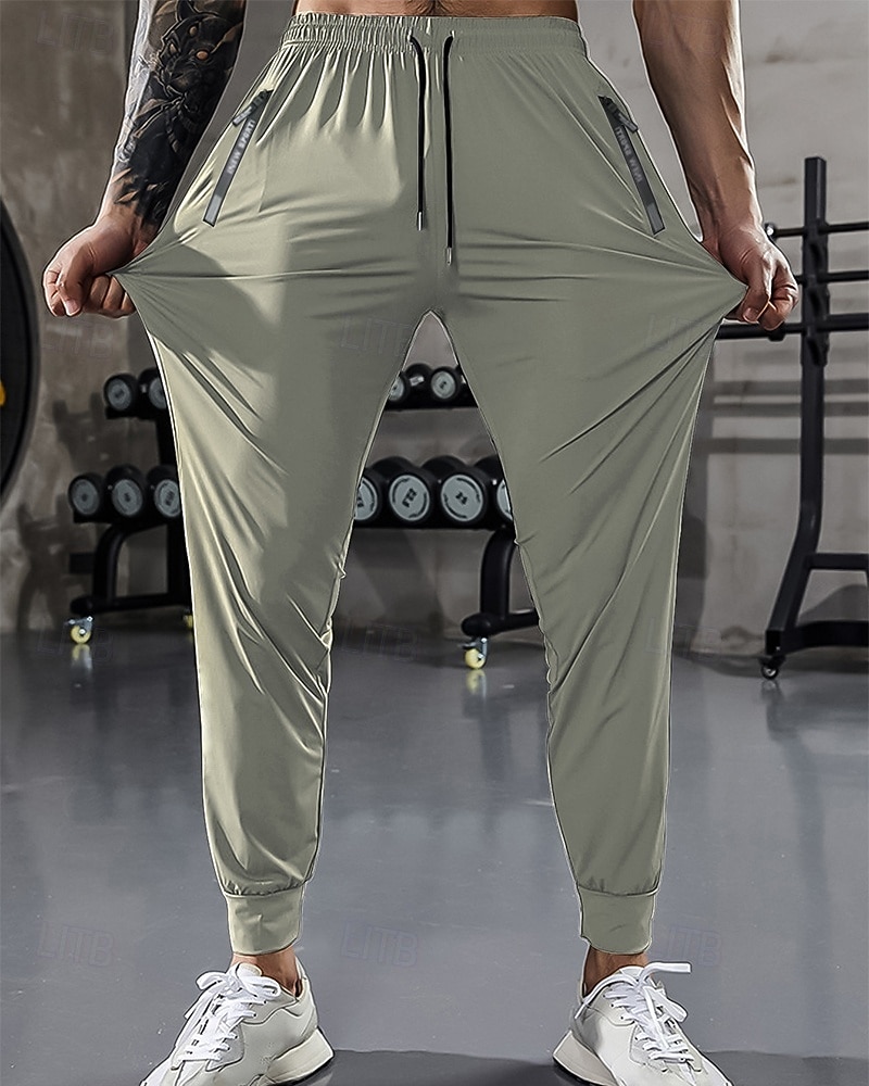Miesten Urheiluhousut GYM housut Juoksuhousut Kouluts Urheilullinen Päivittäin Korkea Stretch Mukava Hengittävä Kurenauha Tasku Joustava vyötärö Tavallinen Täyspitkä Urheilu Vapaa-aika Urheiluvaatteet 2026 - $17.99 –P10