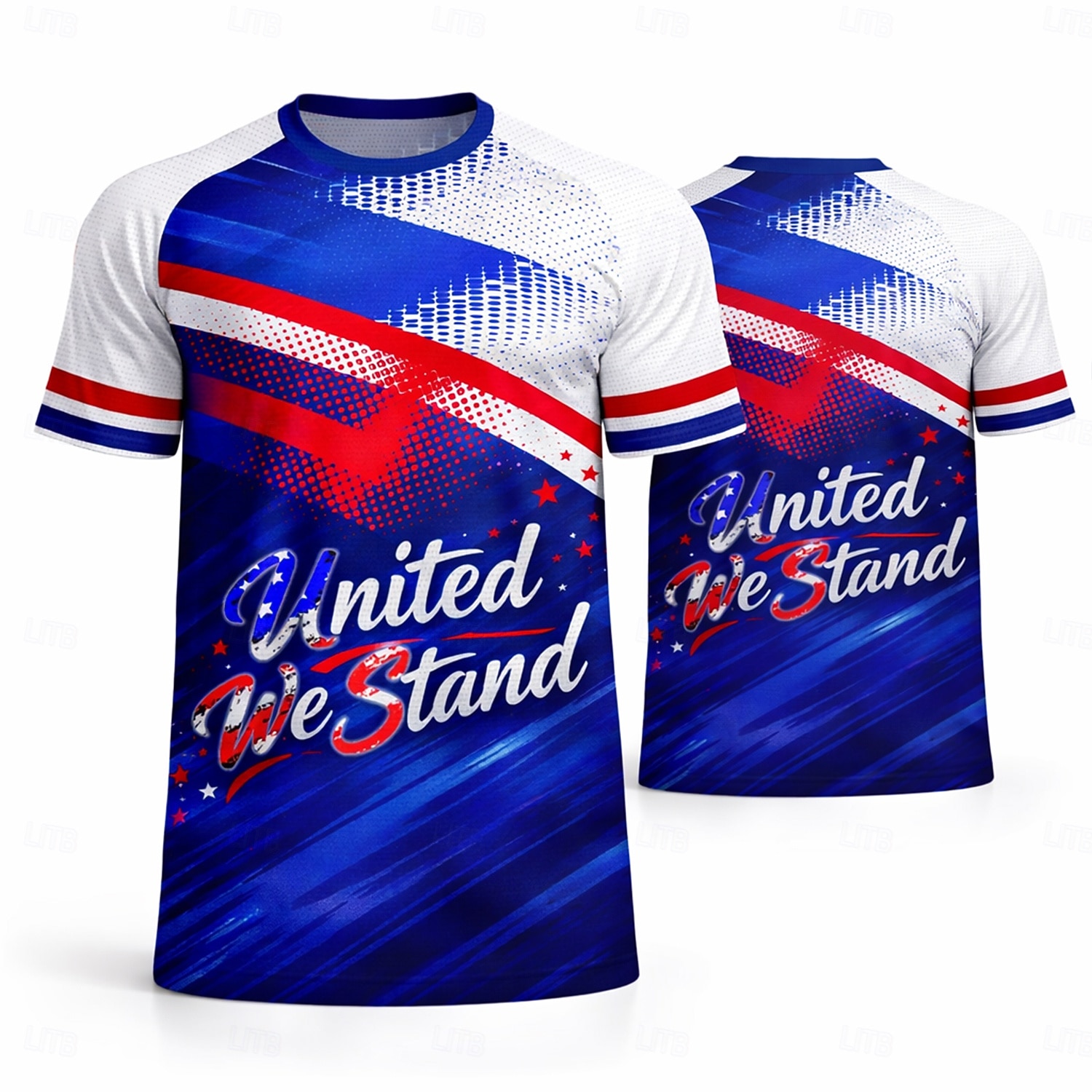 Unisexo Camisa de futebol Geométrica EUA Blusas de moletom Camiseta esportiva Verão Bloco de cor Manga Curta UPF 50 Secagem Rápida Pavio Humido Respirável Torneio Futebol Americano Casual Corrida de 2026 por $18.99 –P2