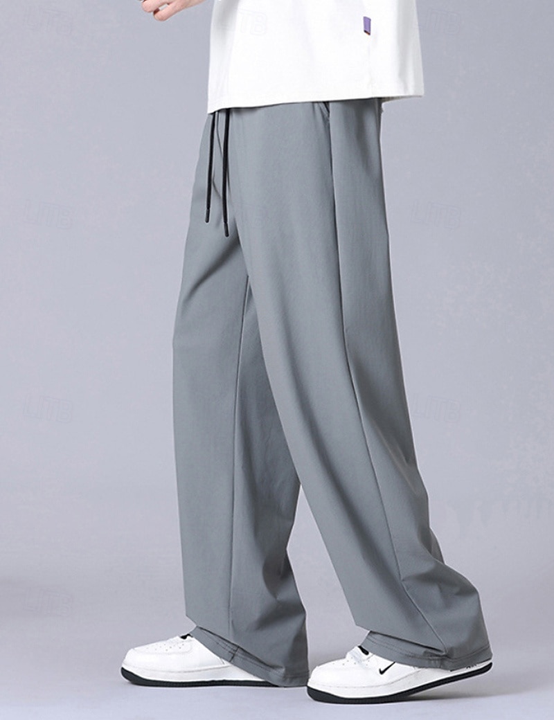 Per uomo Pantaloni Pantaloni casual Pantaloni Estivi Pantaloni ad asciugatura rapida Borse refrigeranti Coulisse Tasca Semplice Comodità Traspirante Lunghezza intera Casuale Quotidiano All'aperto del 2026 a $28.99 –P6
