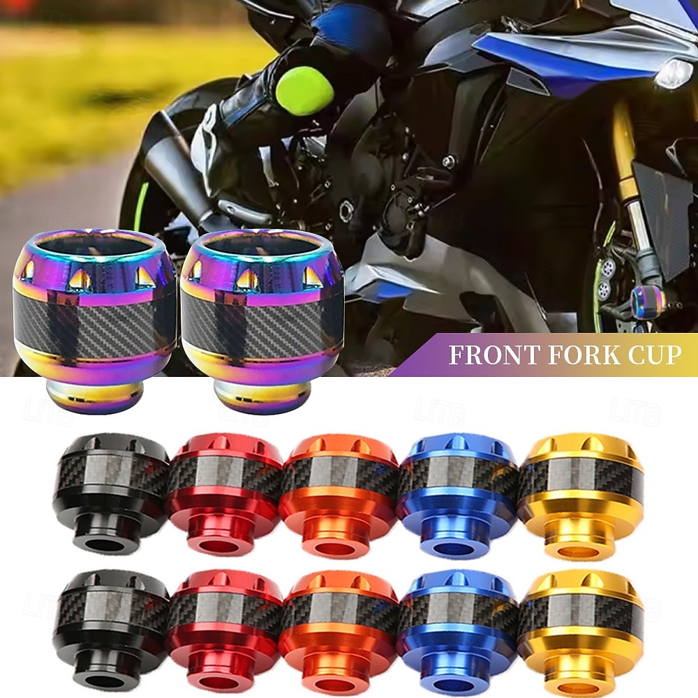 2 stuks universele valbeschermers van aluminiumlegering voor motorfietsen, scooters, wielen, voorvorken, frames en carrosserie, valbeschermingspads, motoraccessoires voor buiten 2026 - $11.99 –P1