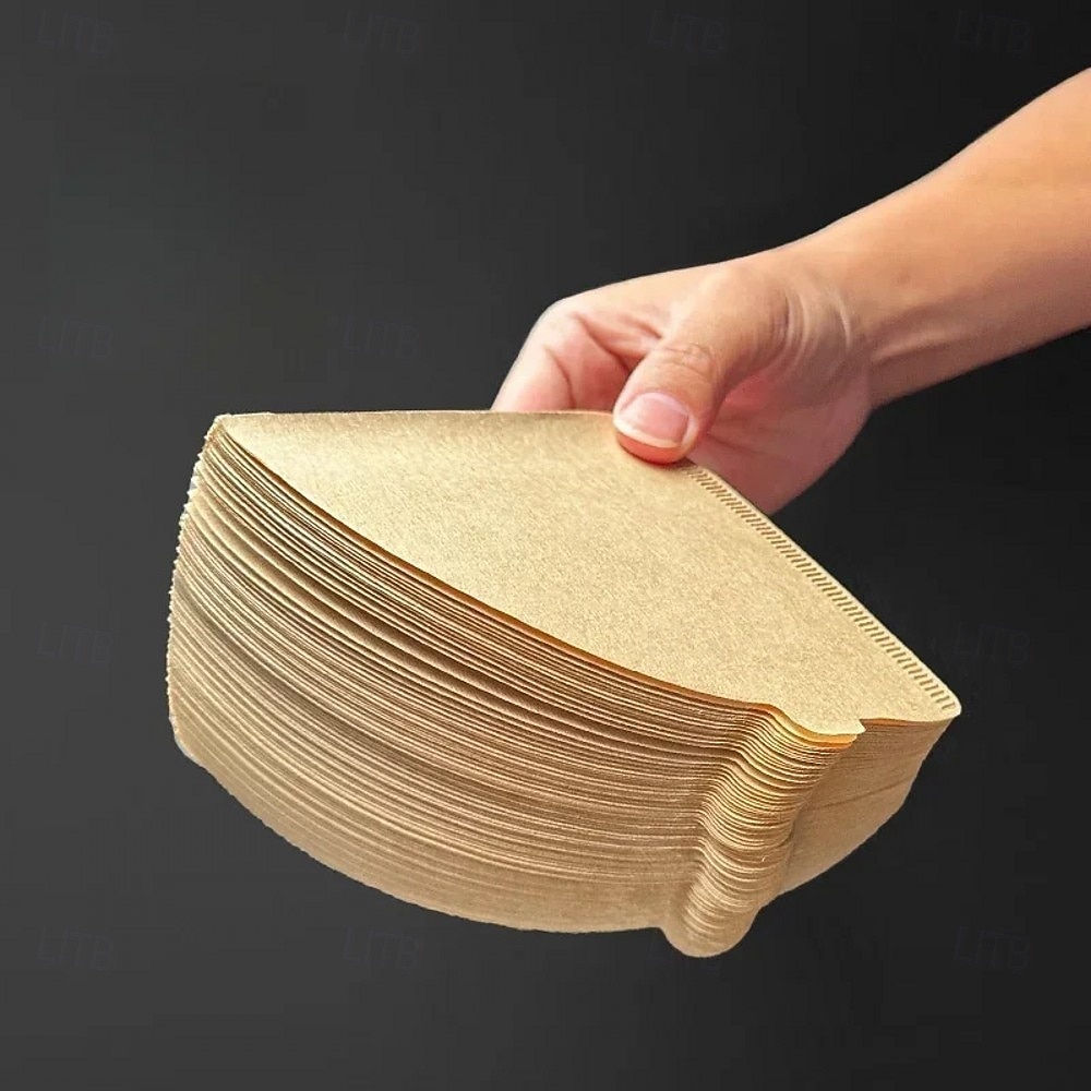 40/100 filtres à café jetables en papier naturel, pour 1 à 4 tasses, filtres en forme de V pour cafetière à filtre, accessoires pour cafés et maison, outils pour le café, 1 à 2/2 à 4 portions de 2026 ? $15.99 –P5