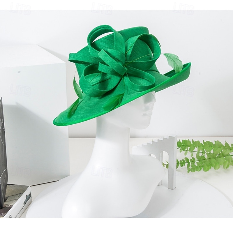 Klobouky Polyester Svatební Narozeniny Elegantní Vinobraní Roztomilý S Rukáv Přílba Pokrývky Hlavy 2026 - $65.99 –P13