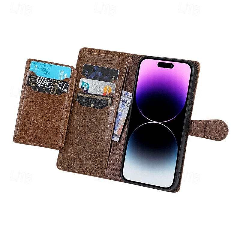 telefono Custodia Per Samsung Galaxy S26 S26 Plus S26 Ultra Custodia Portafoglio Cerniera Protezione Completa Cavalletto Retrò Pelle PU del 2026 a $20.99 –P16