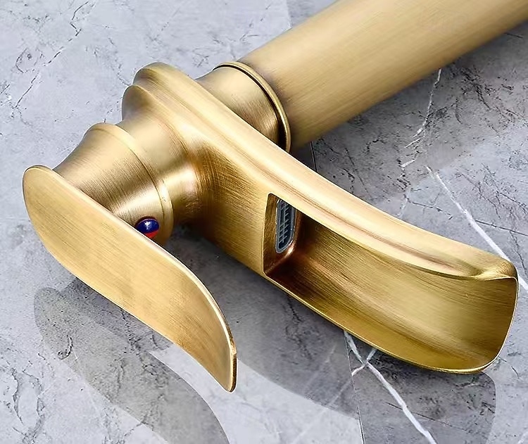 Ванная раковина кран - Классический Старая латунь Внешнее крепление Одной ручкой одно отверстиеBath Taps 2026 - kr.2347 –P13