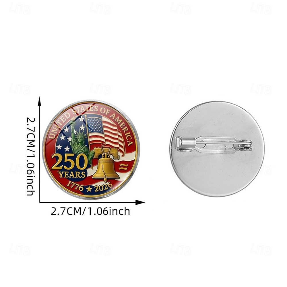 4 db-os amerikai 250. évfordulós hajtókatű 1776-2026 hazafias fehér sas szabadságharang emlékbross szuvenír hazafiaknak veteránok gyűjtők hátizsák dzseki dekoráció 2026 - $10.99 –P8