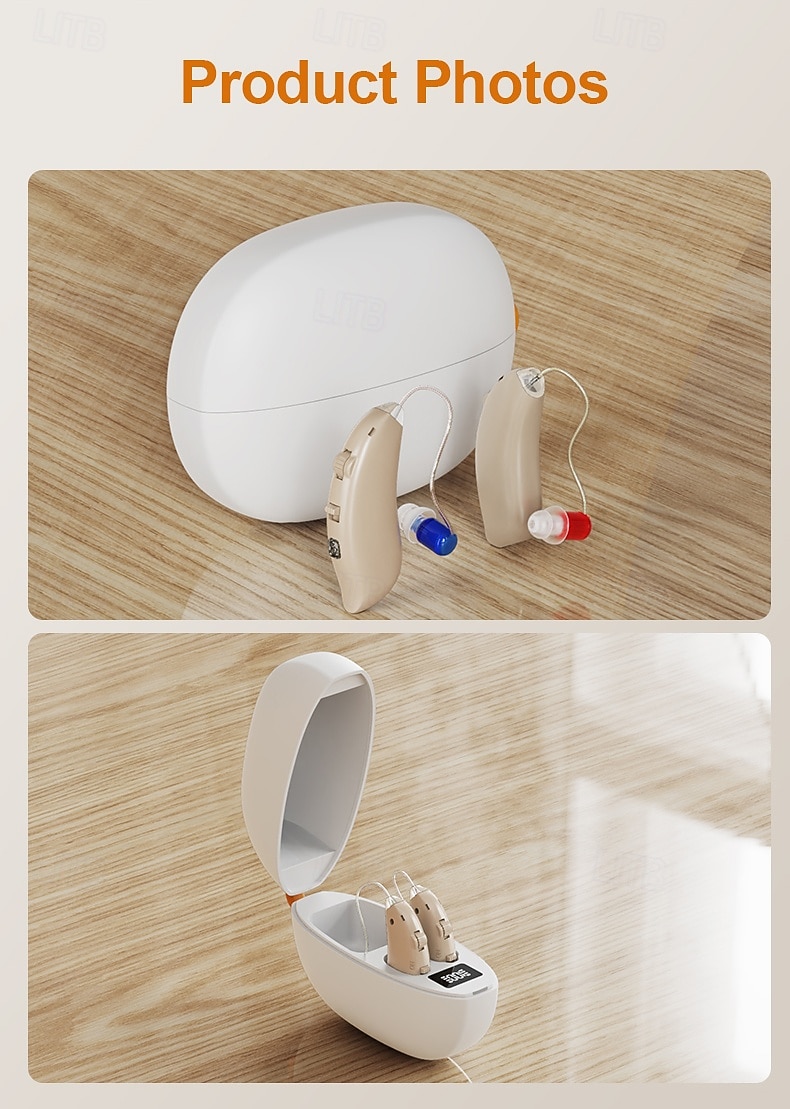 Digital Hearing Aids for Seniors ,Personal Hearing Enhancement Behind-The-Ear Aid  Sound Amplifier, Rechargeable Digital Hearing Amplifier with All-Day Battery Life 2026 - $95.99 –P9