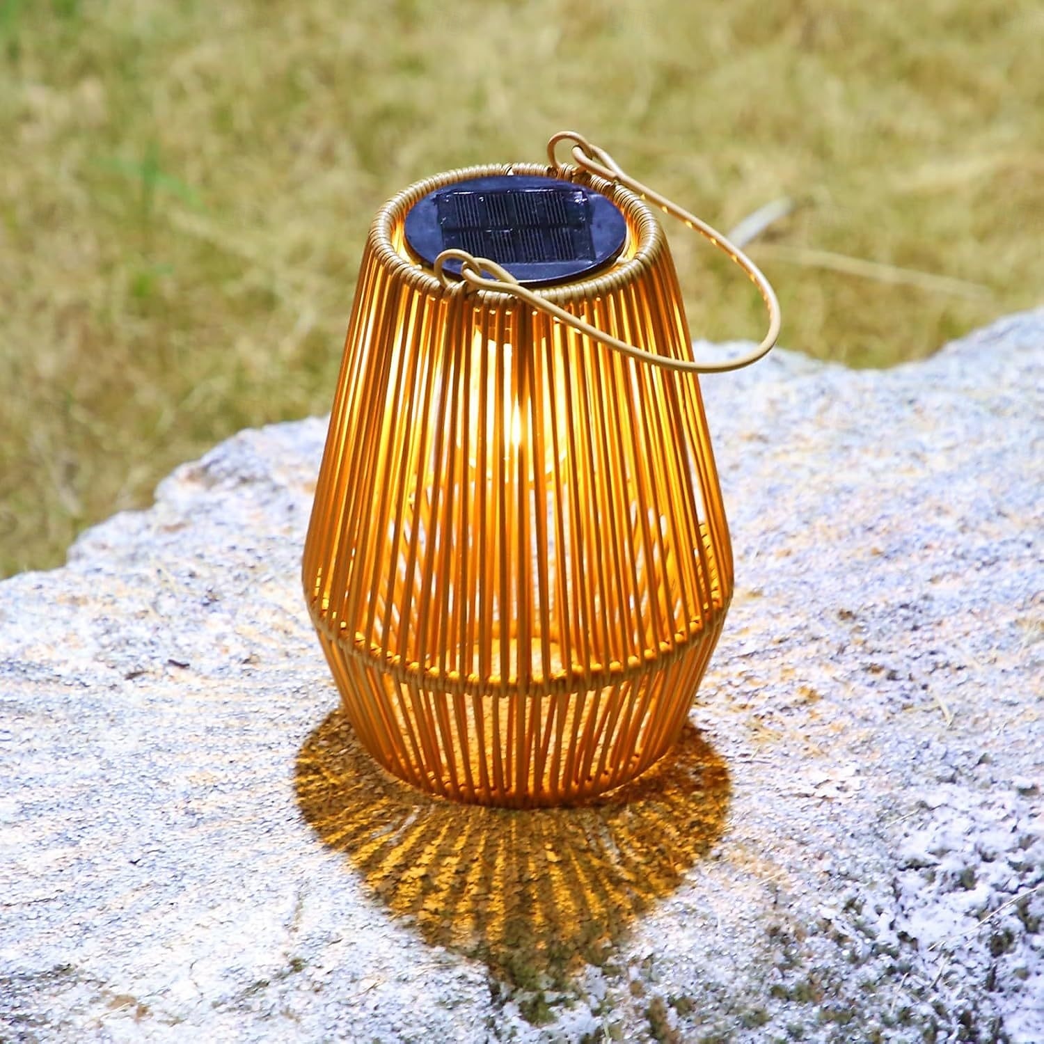 Solar Lanterns Outdoor Waterproof, Hanging Rattan Wicker Lights, Decorative Boho Lights for Garden, Yard, Patio, Porch, Pathway Decor,1 Pack 2026 - $32.99 –P5