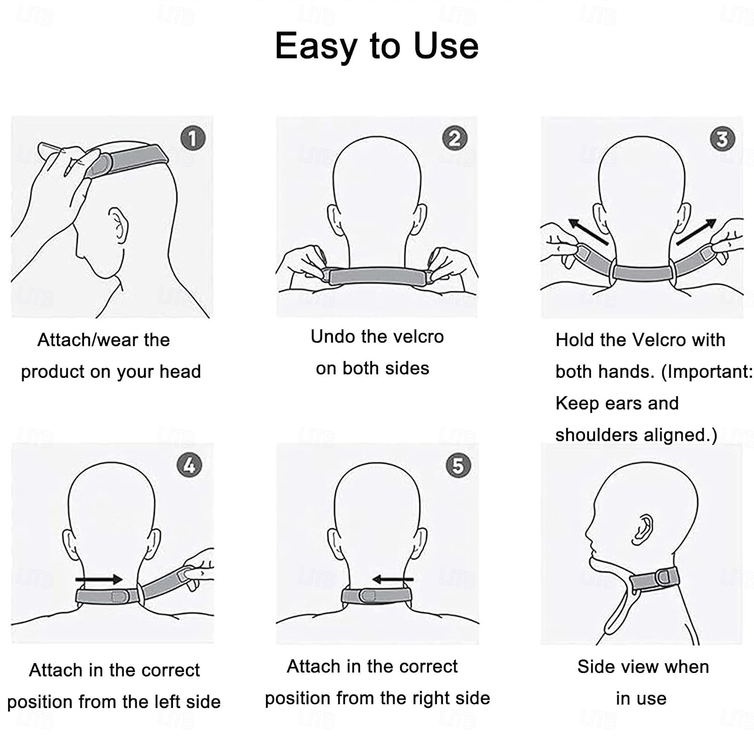 Collare cervicale regolabile a 360° - supporto per il collo con distensore cervicale | collare cervicale in plastica per correggere la postura della testa in avanti e alleviare il dolore al collo del 2026 a $25.99 –P3