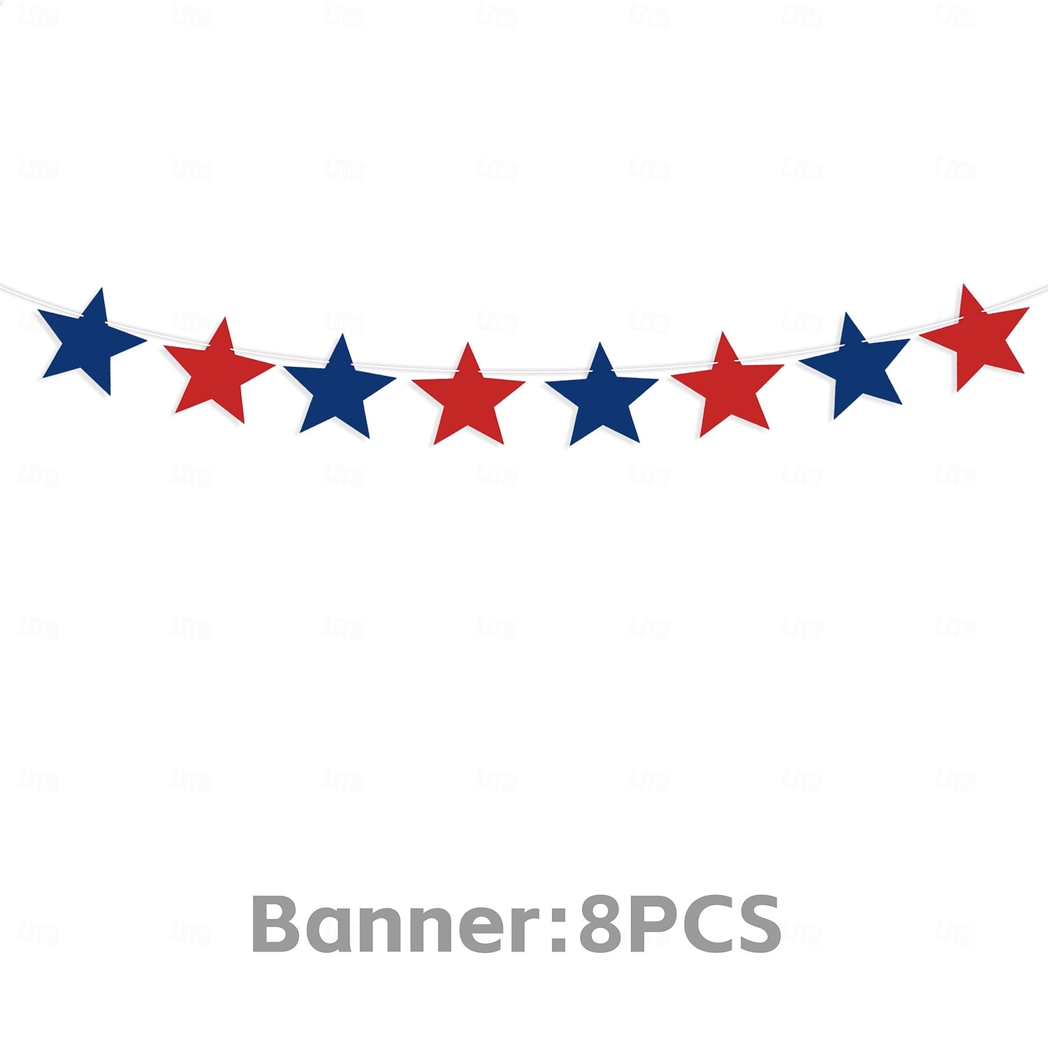 Sada dekorativních bannerů k 250. výročí Dne nezávislosti USA, obsahuje 24 bannerů, 10 vlaječek, 8 stuh, 12 spirálových závěsů a 2 tylové závěsy. &1 ubrus, ideální na oslavy Dne nezávislosti 2026 - $21.99 –P9