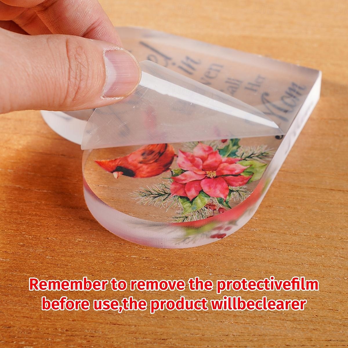 פריט קישוט בצורת לב ופרפר ליום האם אחד. קיימות מספר אפשרויות. מתאים למתנות יום האם ולקישוטי שולחן לחג המשפחה. 2026 - $9.99 –P23