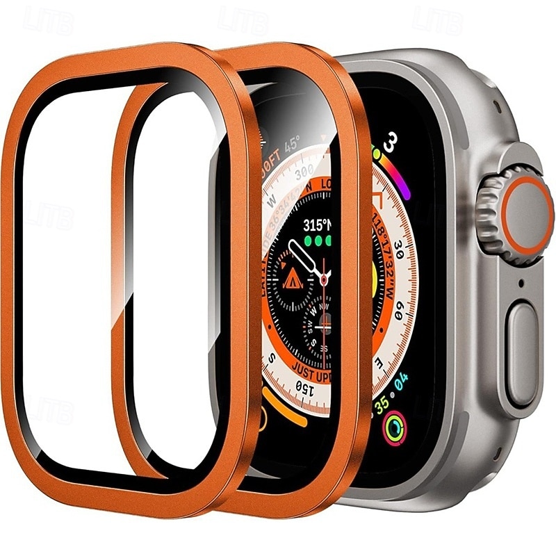 [Paquete de 4] Reloj Protector de pantalla Compatible con Apple Watch Ultra 49mm Cobertura máxima sensible al tacto Alta definición clara Vidrio Templado Accesorios Reloj 2026 - $17.99 –P1