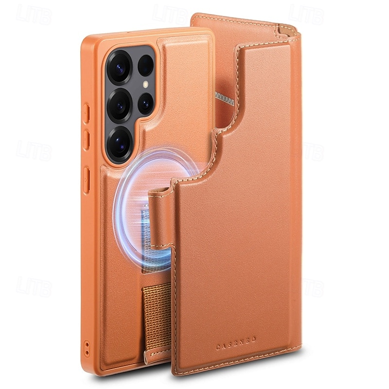 Phone Case For Samsung Galaxy S26 Ultra Plus S25 Ultra Plus S25 Edge S24 Plus Wallet Case with Stand Holder Full Body Protective Shockproof TPU PU Leather 2026 - $23.99 –P8